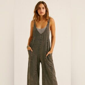 Free People High Roller Jumpsuit in Blue